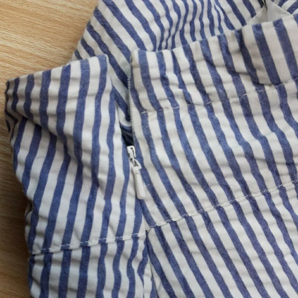 The Childrens Place Girls Striped Seersucker Skirt